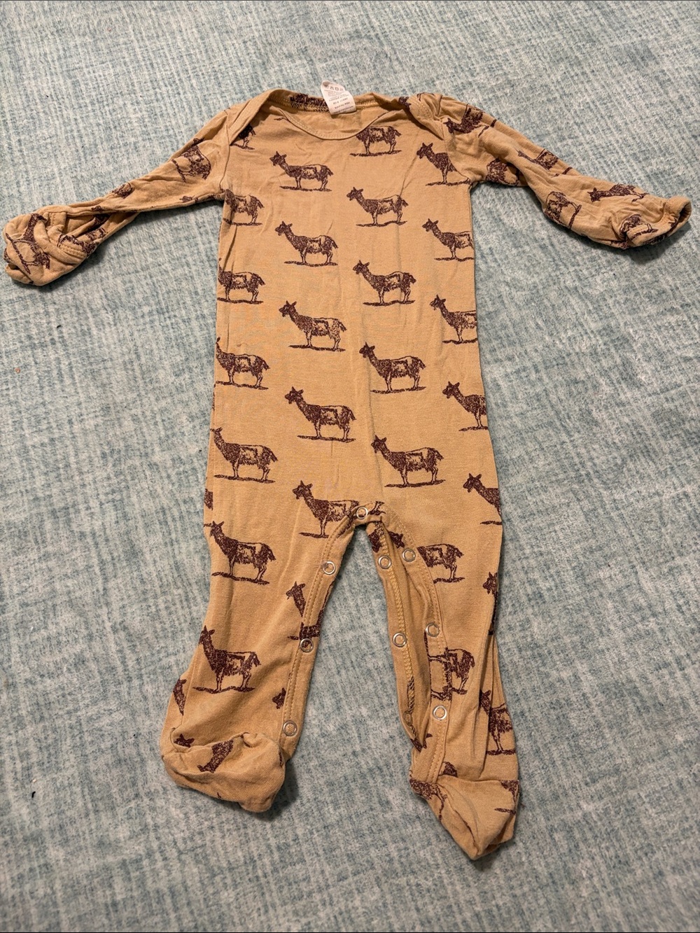 Kate Quinn Goat Footie, 0-3 mo
